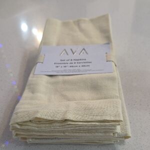 AVA Cream Napkins Set